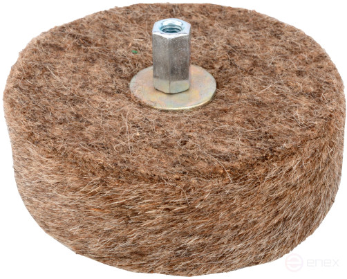 Felt circle attachment for drill 100*20mm Avtodor 44059