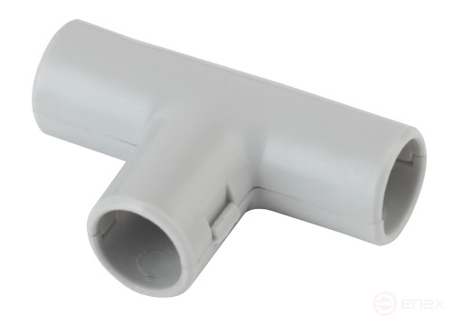 Тройник ЭРА TR-16 для трубы разборный серый d16мм 10шт