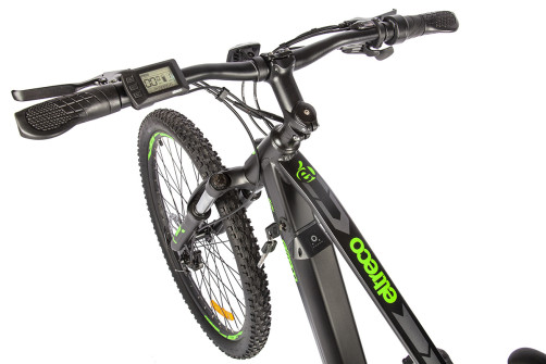 Велогибрид Eltreco Ultra LITE Черно-зеленый-2504