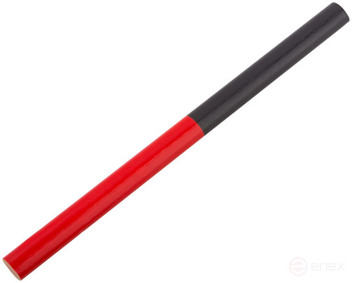 Construction pencils, 180 mm, 12 pcs., 2-color