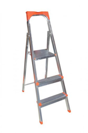 The stepladder is made of steel plates. "Anchor" 3 steps