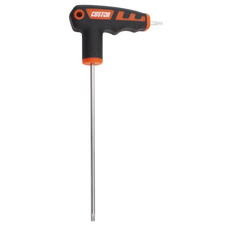 CUSTOR L-shaped screwdriver with TORX T10 / 65 x 140mmL 1610010 profile