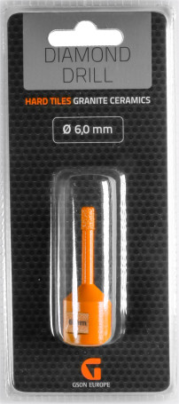 Diamond drill bit 6 mm