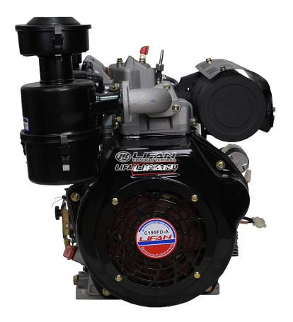 Двигатель Lifan Diesel C195FD-A, вал 25мм, катушка 6 Ампер