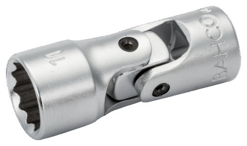 1/4" End head 12-sided with hinge, 14mm