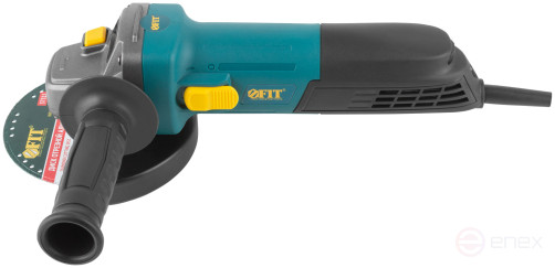 Angle grinder 900 W; 0-10500 rpm; KlK 125 mm; 2 kg; reinforced rotor; small; cut. tilt; box