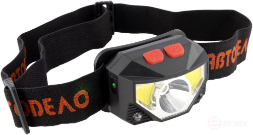 Rechargeable Touch Head Lamp (3 sources) 180Lm, Li-ion 1000mAh (Car Body) 44350