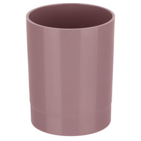 Stand-glass STAMM "Office. Voyage. Agra", plastic, round, burgundy