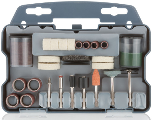 A set of attachments for an engraving machine in a suitcase 64 pcs.