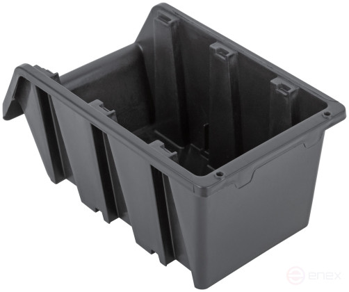 Набор Лотков для крепежа (15 шт. лотков 150х95х70 мм + 4 шт. планок), черные