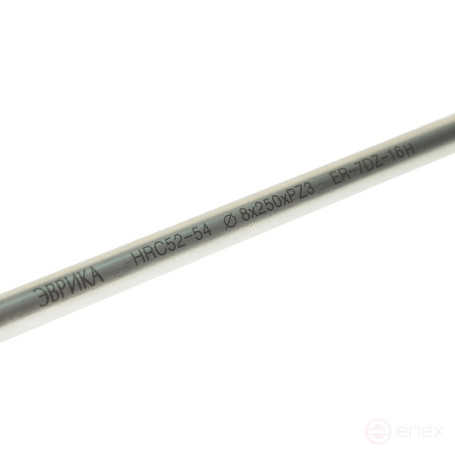 Отвертка крестовая PZ3х250мм Ø8мм магнитная с противоскользящей ручкой (с держателем ) ER-7DZ-16H ЭВРИКА /1/12/144 OLD