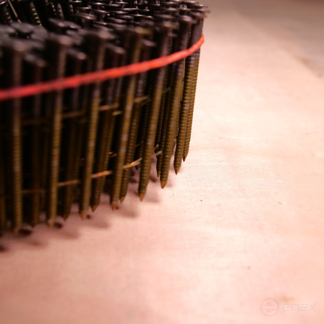 CNW drum nails on wood (2,5*50 mm, BKRi, ring, 9000 pcs/pack)