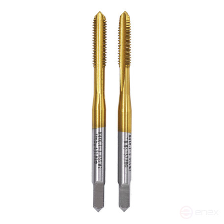 Taps 135 kom-ct dvukhpr. Expert M3,5*0.6 M2 TIN (6542) Plastic box 1/25/100