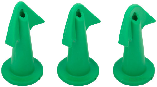 Replaceable plastic nozzles for sealant guns, a set of 3 pcs.