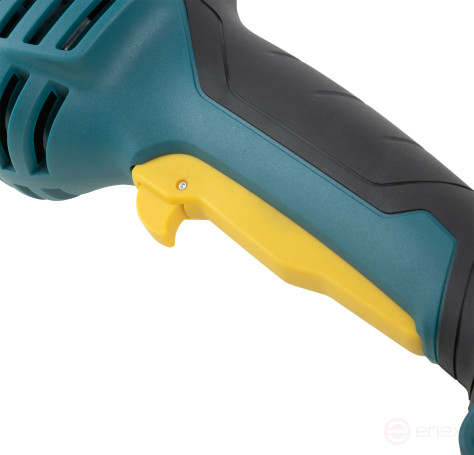 Angle grinder 2200 W; 6200 rpm; ClK 230 mm; 4.6 kg; used brushes; incline; float.start; repeat; box