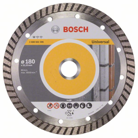 Diamond cutting wheel Standard for Universal Turbo 180 x 22.23 x 2.5 x 10 mm