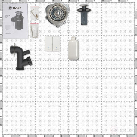 Измельчитель пищевых отходов BORT Alligator Green