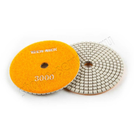 Diamond flexible grinding wheel TECH-NICK WHITE NEW, 100x2.5mm, P 3000