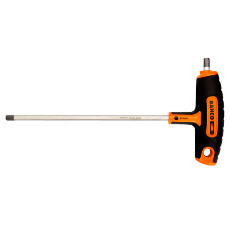 Screwdriver with T-handle for hex socket screws 900T-060-200