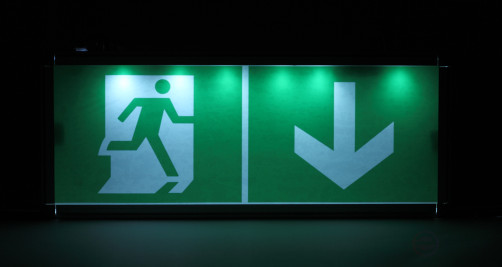 Аварийный светильник ЭРА SSA-101-0-20 светодиодный 3ч 3Вт без текста стикер 350х140 мм односторонний