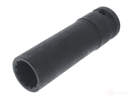 Головка торцевая 1/2" 16мм 12-ти гранная ударная тонкостенная L=82мм JTC