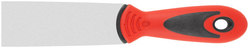 Spatula, stainless steelsteel, rubberized handle 40 mm