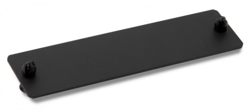 FO-FRM-W120H32-BL-BK Plug panel for FO-19BX, color black