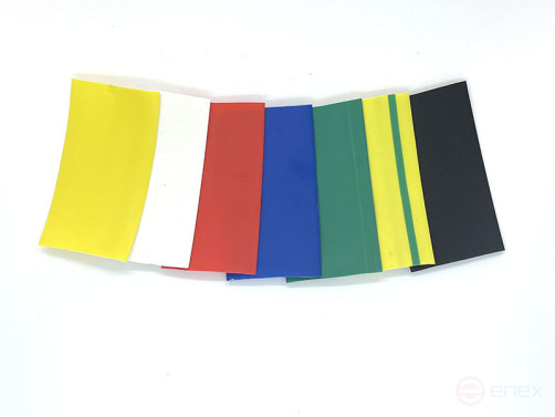 Набор термоусадочных трубок 7 цветов по 10см. RIPO Plus Ø 3.0 / 1.5 (1 упк.)