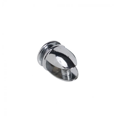 Shelf holder for glass met. AK133 (6-8mm) chrome AKS