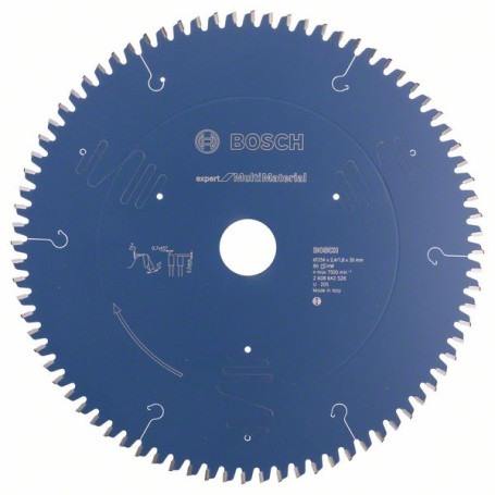Пильный диск Expert for Multi Material 254 x 30 x 2,4 mm, 80