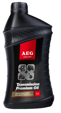 AEG Transmission Premium Oil Масло трансм SAE 80W85 API GL-4, 1 л