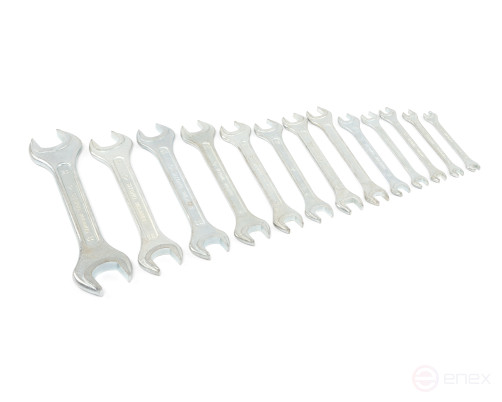 Набор ключей гаечных рожковых двусторонних 13 шт. (7-32) ПВХ сум. SITOMO BELARUS