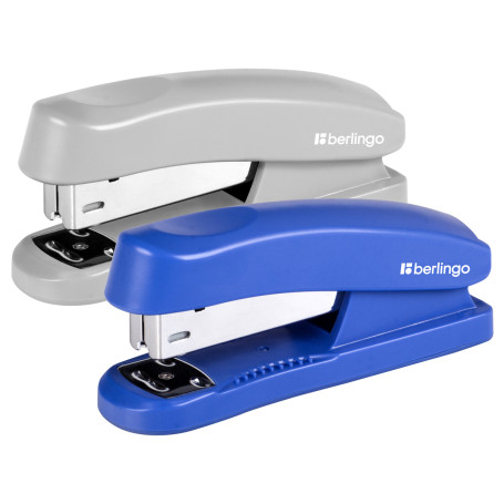 Степлер №24/6, 26/6 Berlingo "Universal" до 30 л., пластиковый корпус, ассорти