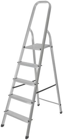 Aluminum ladder, 5 steps, weight 3.6 kg
