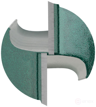 Фреза пазовая для врезки замков DxHxL=36х30х65 мм