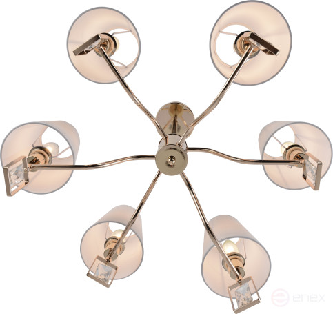 Rivoli Cristal Chandelier 2095-306 6 x E14 40W classic