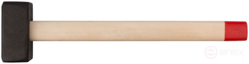Forged sledgehammer assembly, wooden handle 5 kg