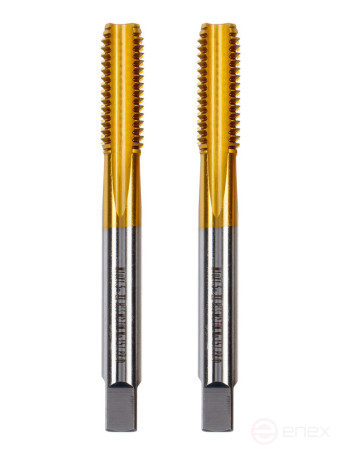 Метчики 177 ком-кт двухпр. Эксперт М16*1,0 M2 TIN (6542) Пласт бокс 1/60