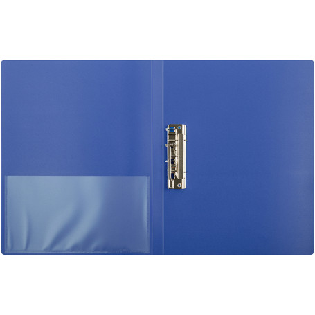Folder with Berlingo "Standard" clip, 17 mm, 700 microns, blue