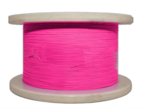 FO-B9-IN-504-1- LSZH-MG fiber optic cable 50/125 (OM4) multimode, 1 fiber, simplex, dense buffer coating (tight buffer) 0.9 mm, LSZH, ng(A)-HF