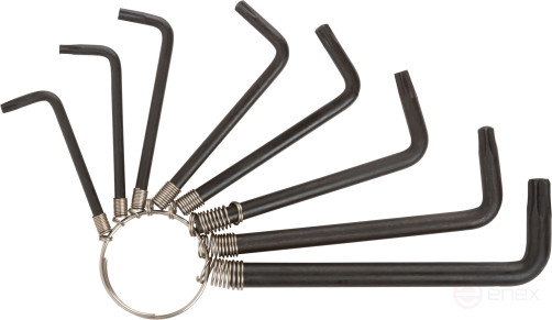 Ключи TORX 8 шт. Т9-Т40 на кольце