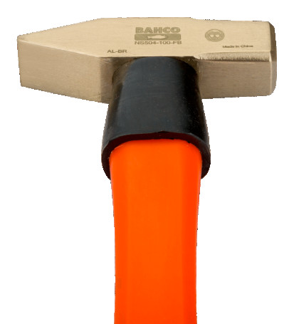 IB Locksmith hammer (aluminum/bronze), fiberglass handle, 300 g
