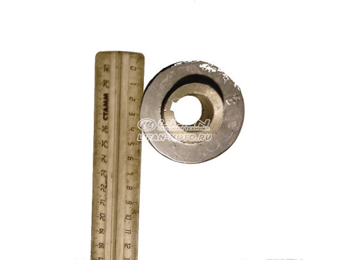 Mole pulley D20 mm leading 2x rivulet, profile "A"