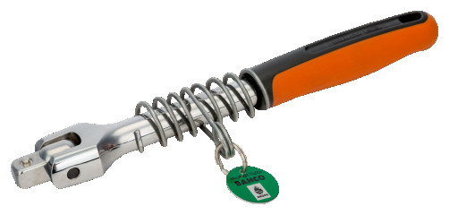1/4" Handle with hinge with safety spring, 256 mm