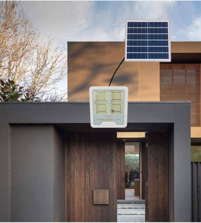 LED floodlight with solar panel Mosvolt SFL-A2-100W