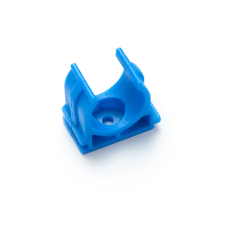 Fasteners-clip for plumbing pipes for mounting guns (20 mm, blue,100 pcs/pack)