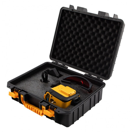 Multiprism laser level LX 360-2 Red, 30 m, 635 nm, 2800mAh Li battery, 5/8" Denzel thread