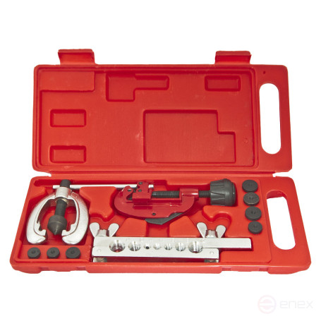 Locksmith kit ER-86410: for cutting and flaring tubes 10pr.(4, 4.75, 6, 8, 10, 12, 14mm), in a EUREKA case /1/15