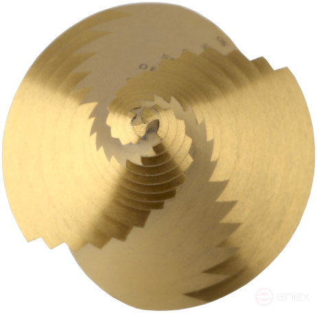 Spiral step drill bit 4.0-50.0 mm (15 steps, HEX3/8" shank) Avtodel 45750