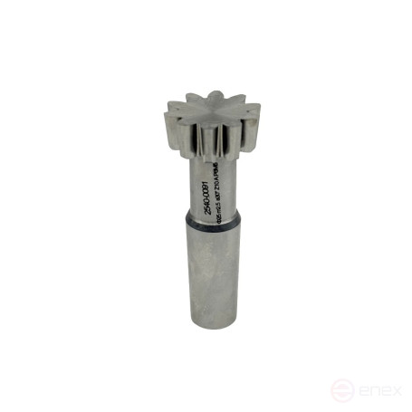 Tail gouge M 2.5, z=10, 30°, D=25 mm (2540-0091) TORNERI T028228